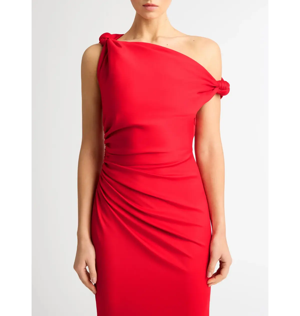 Sheike Ludlow Midi Dress Red Size AU 8 - Image 2