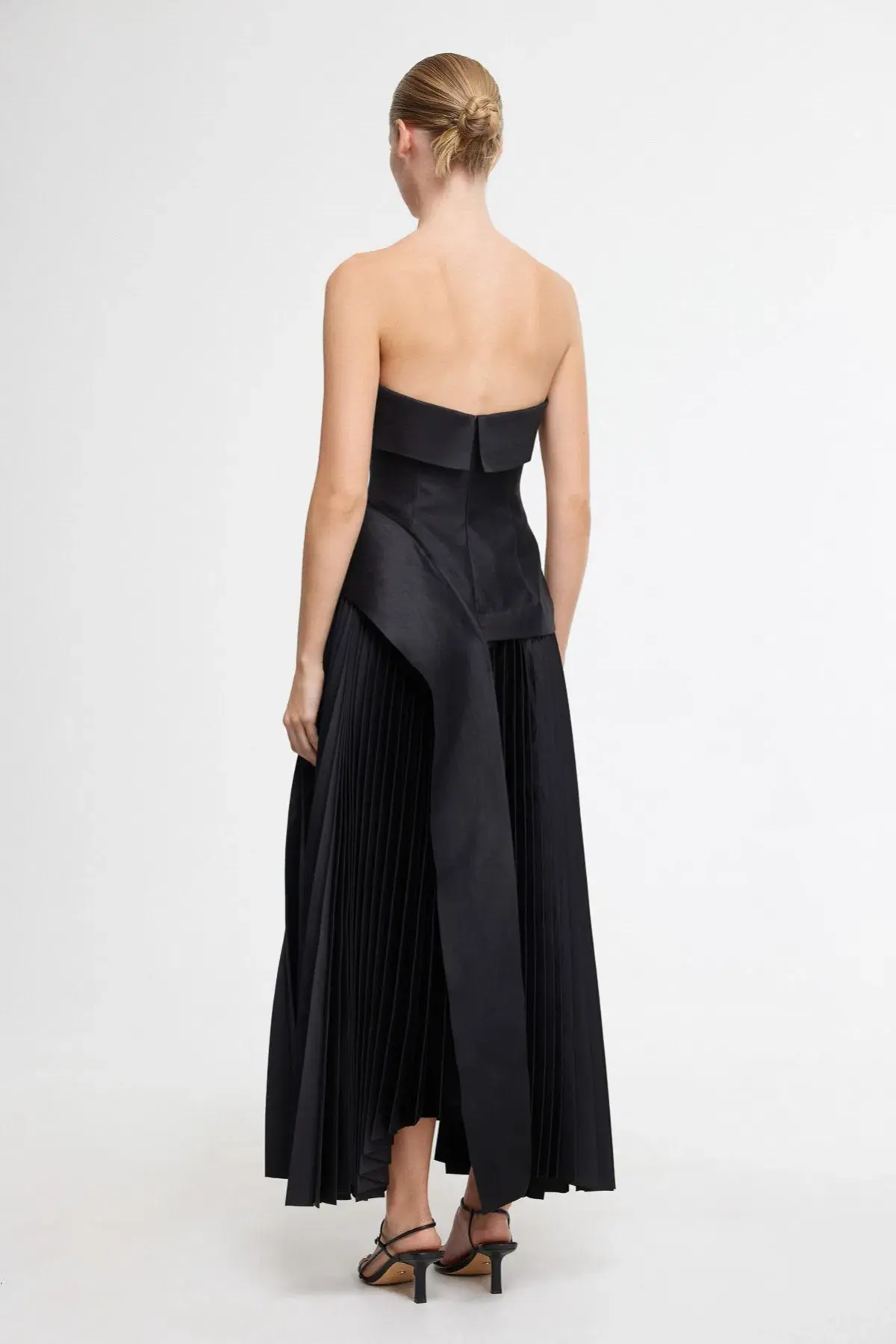 Acler Hammil Midi Dress Black Size 12  - Image 3