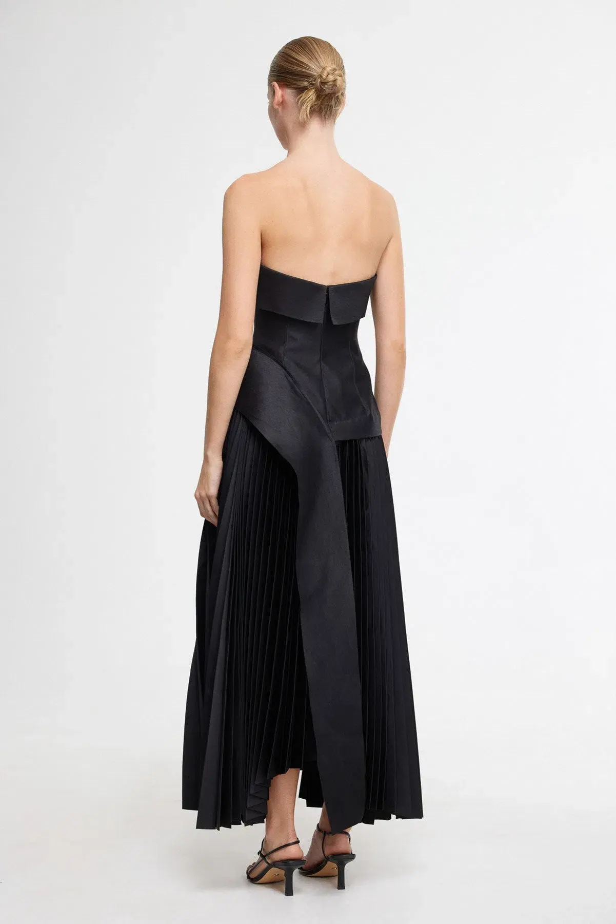 Acler Hammil Midi Dress Black Size 12  - Image 3