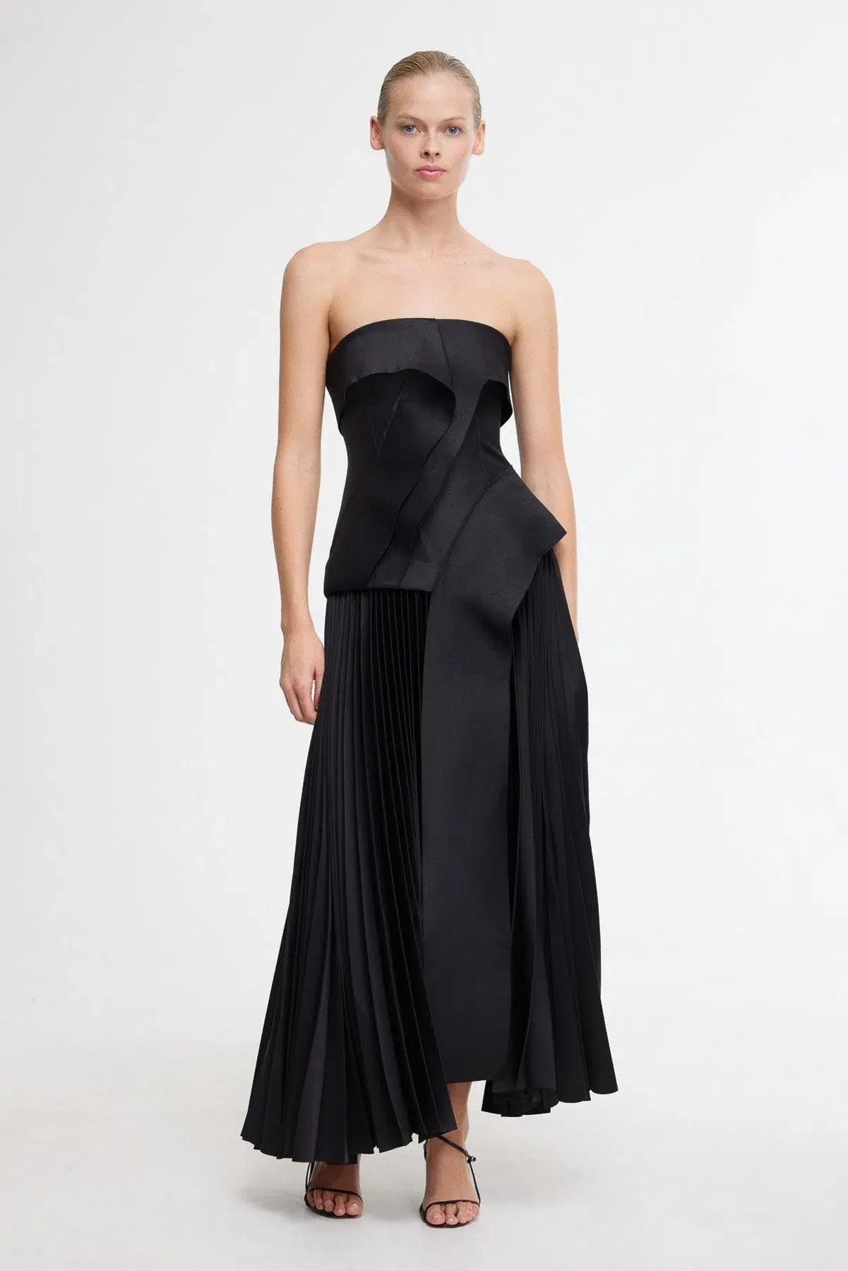 Acler Hammil Midi Dress Black Size 12  - Image 1