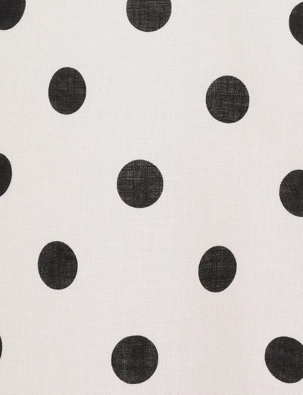 Zimmermann Midi Day Dress Cream/Black Polka Dot Size 4 (AU 16) - Image 2