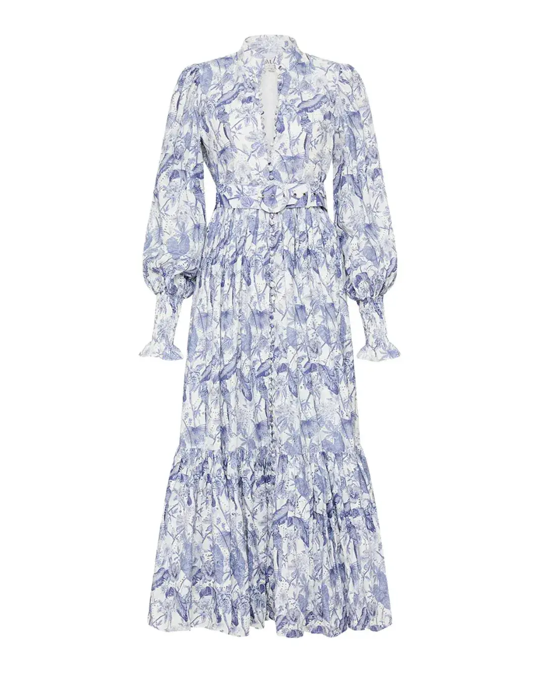 Palm Noosa Royal Flush Dress In Jungle Blue Size 10 - Image 4