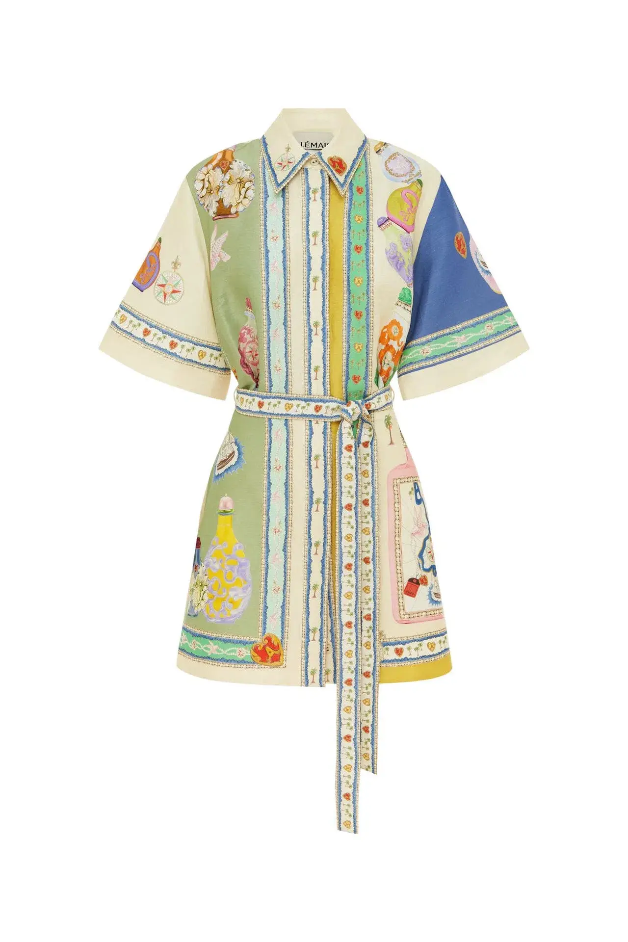 Alemais Elixir Mini Dress Print Size AU 8 - Image 3