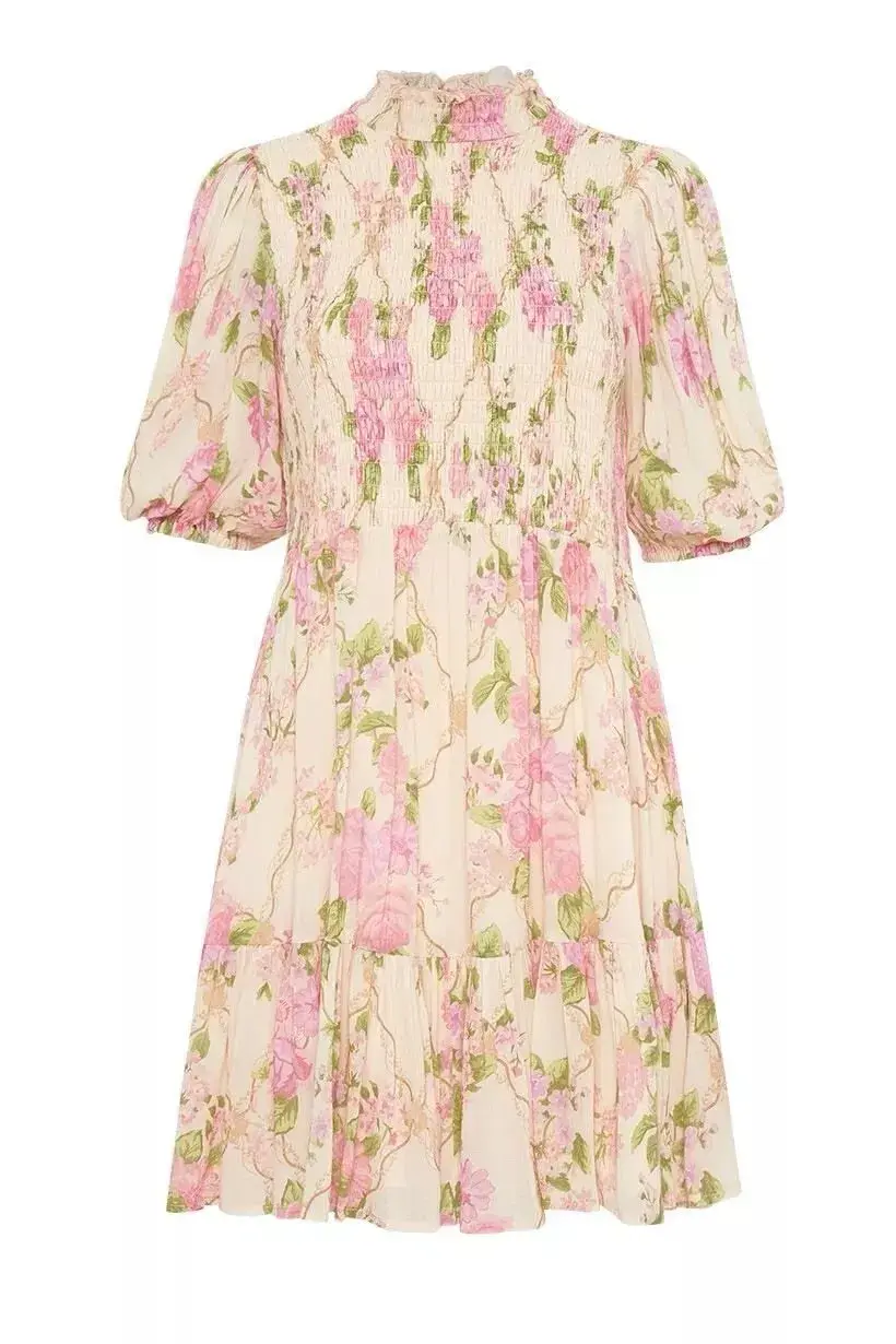 Spell & The Gypsy Collective Rose Garden Mini Dress Floral Size S / AU 8 - Image 7