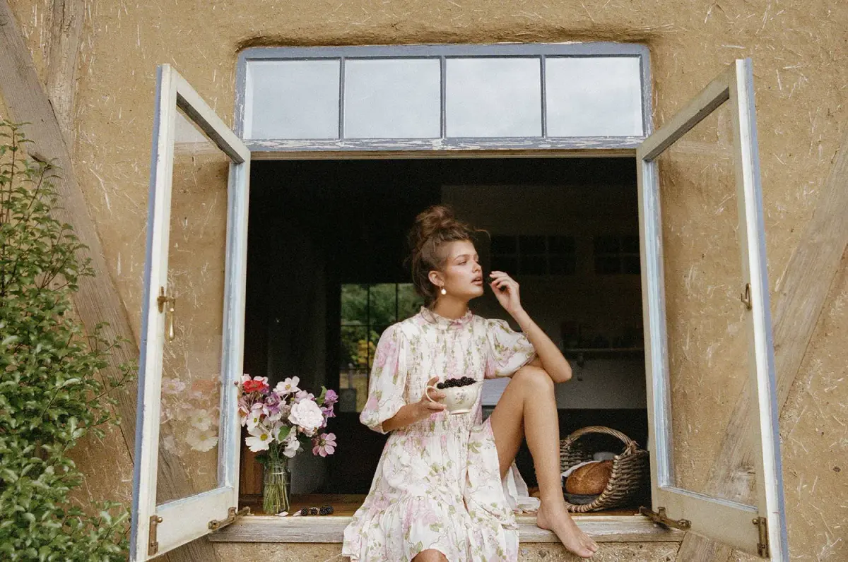 Spell & The Gypsy Collective Rose Garden Mini Dress Floral Size S / AU 8 - Image 3