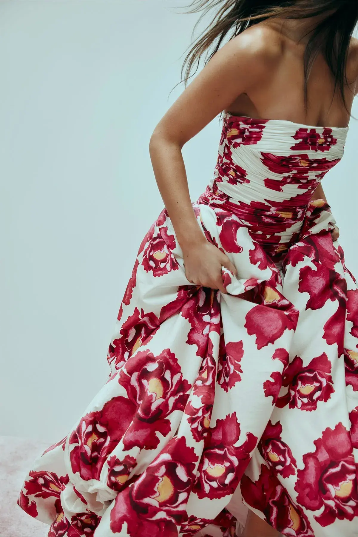 Aje Behold Bubble Hem Maxi Dress Boldly Blooming Size 10 - Image 3