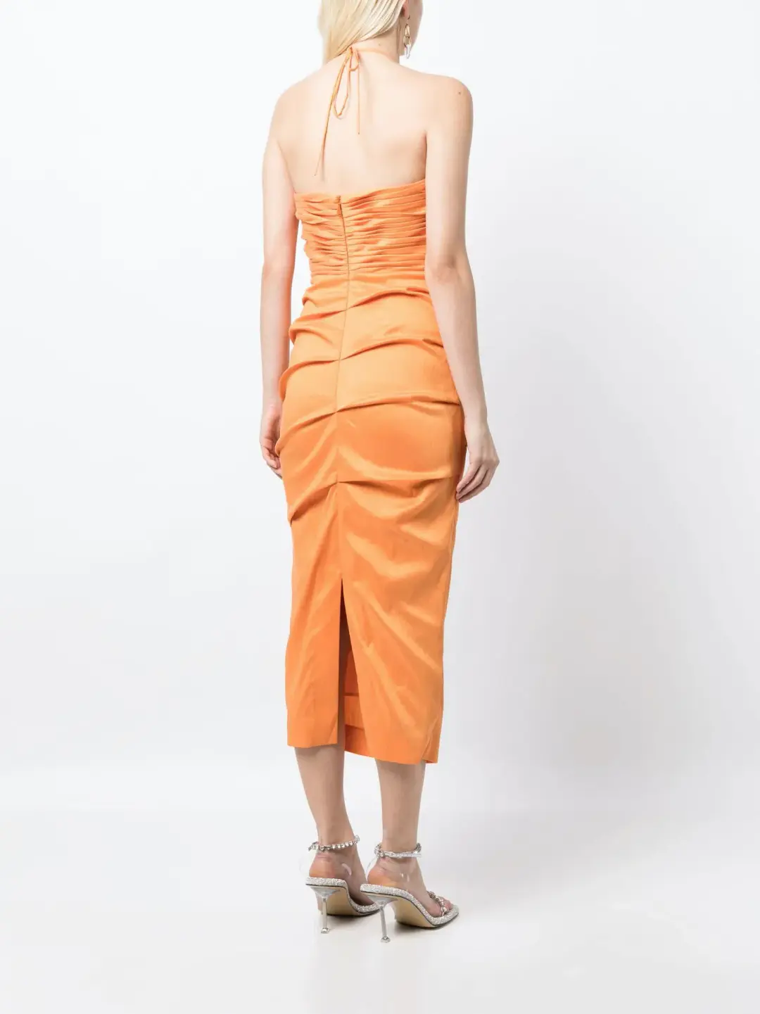 Rachel Gilbert Ayla Midi Dress Orange Size 0 / AU 6 for rent on The Volte - main image