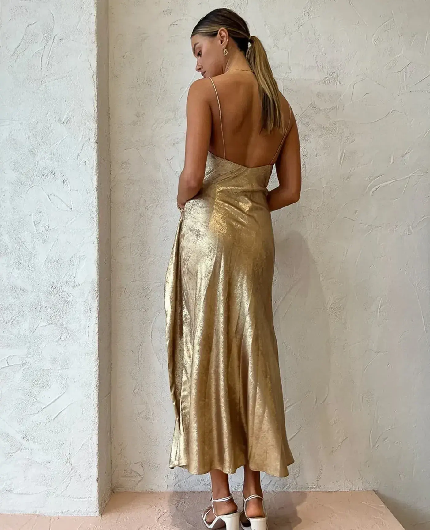 Acler Queensbridge Dress In Golden Size AU 14 - Image 3