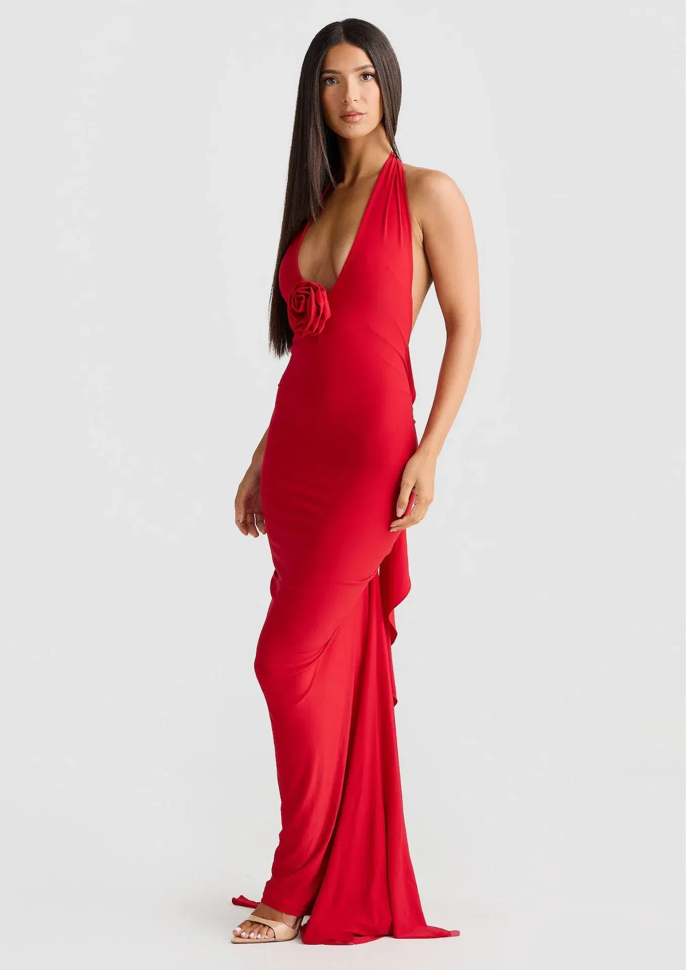 Melani the Label Arabella Dress Red Size XS / AU 6 - Image 1