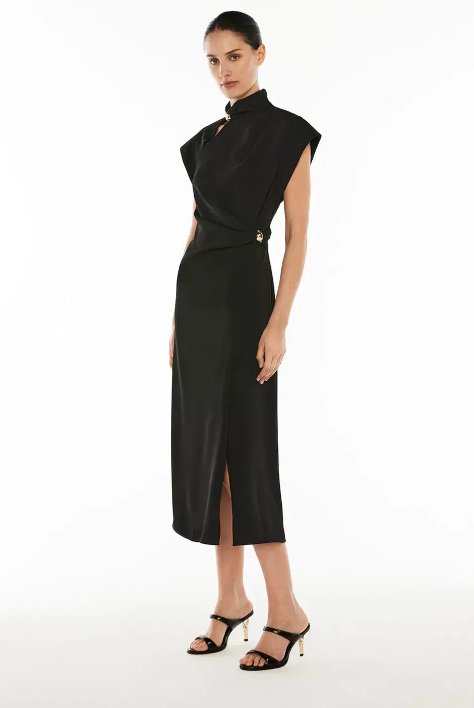 Manning Cartell High Definition Midi Dress Black Size 14 - Image 4