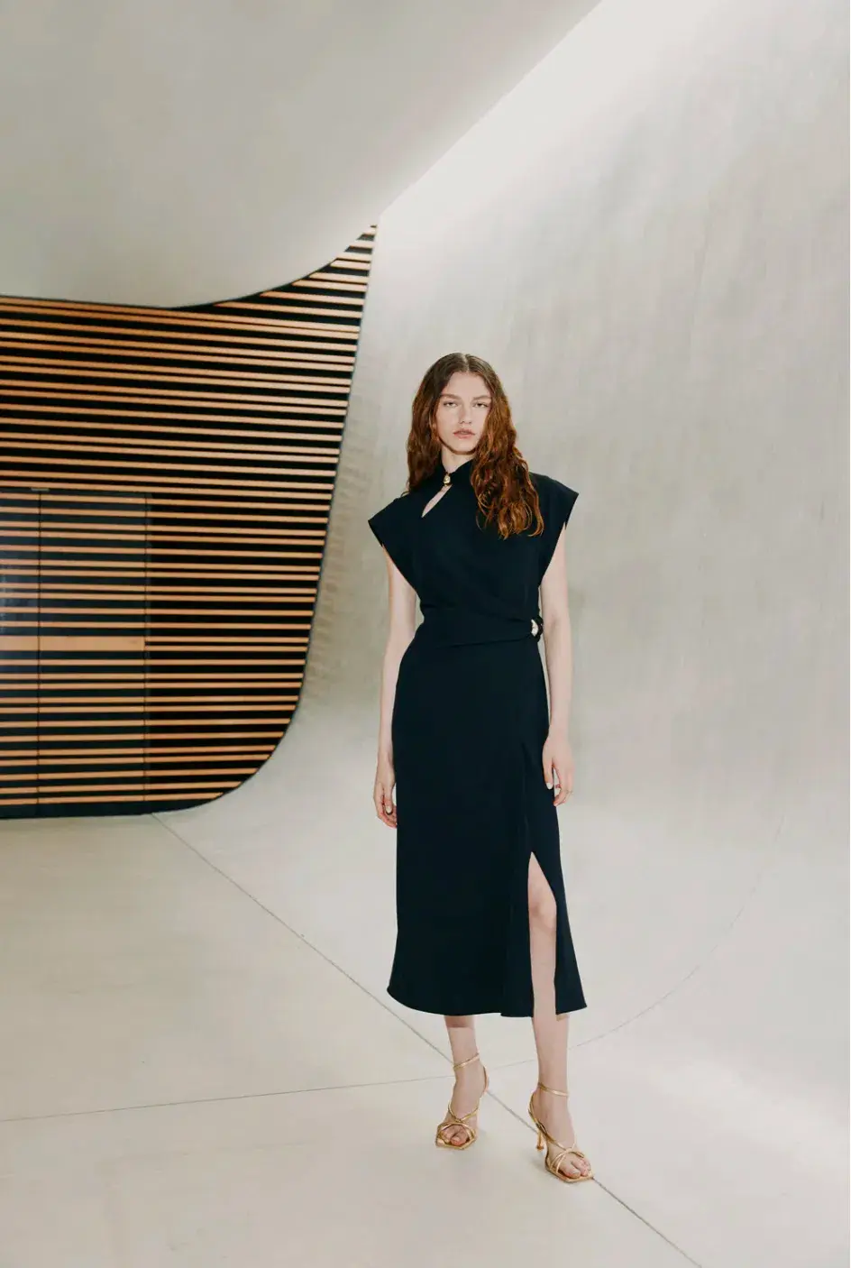 Manning Cartell High Definition Midi Dress Black Size 14 - Image 3