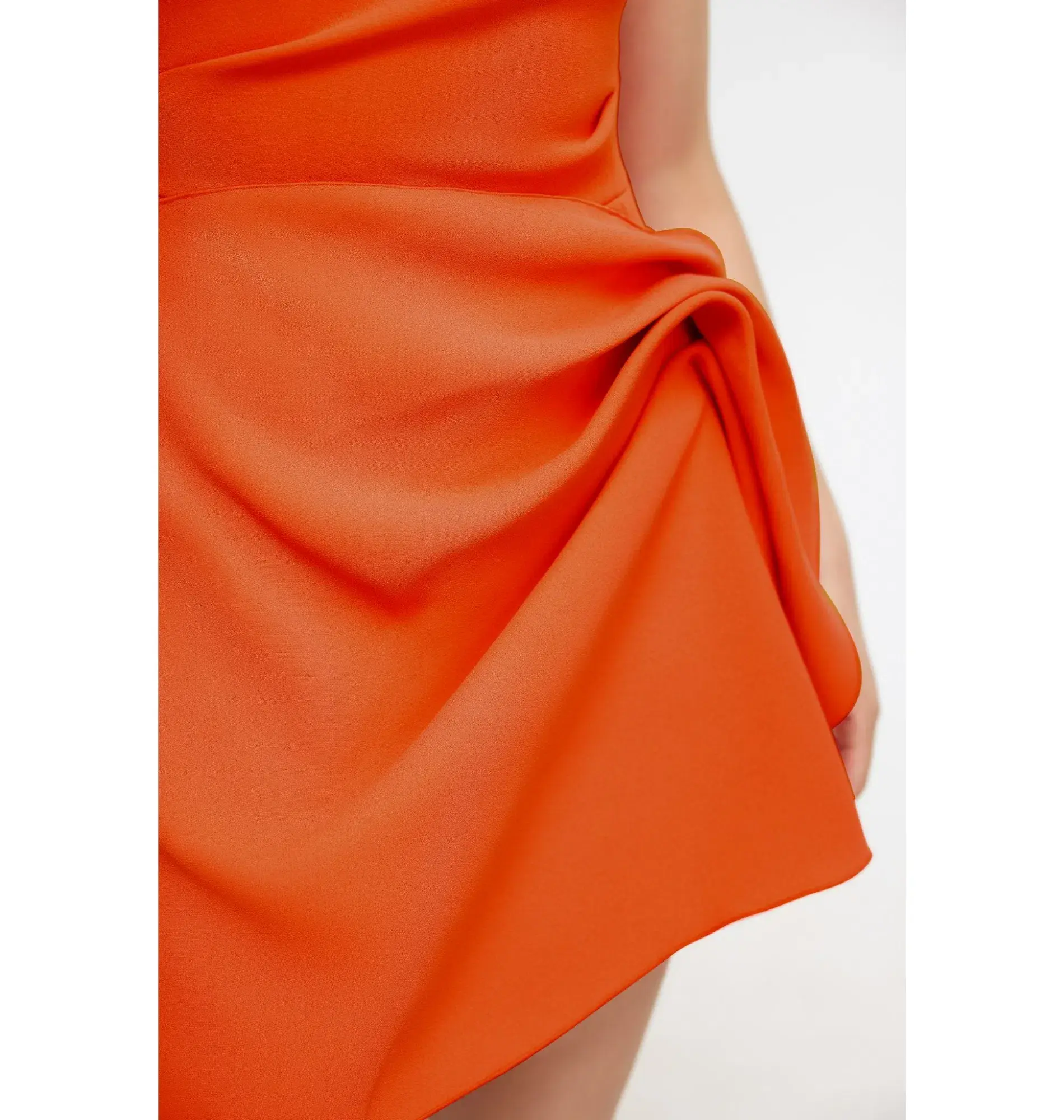 Acler Eddington Mini Dress Orange Size AU 10 - Image 4