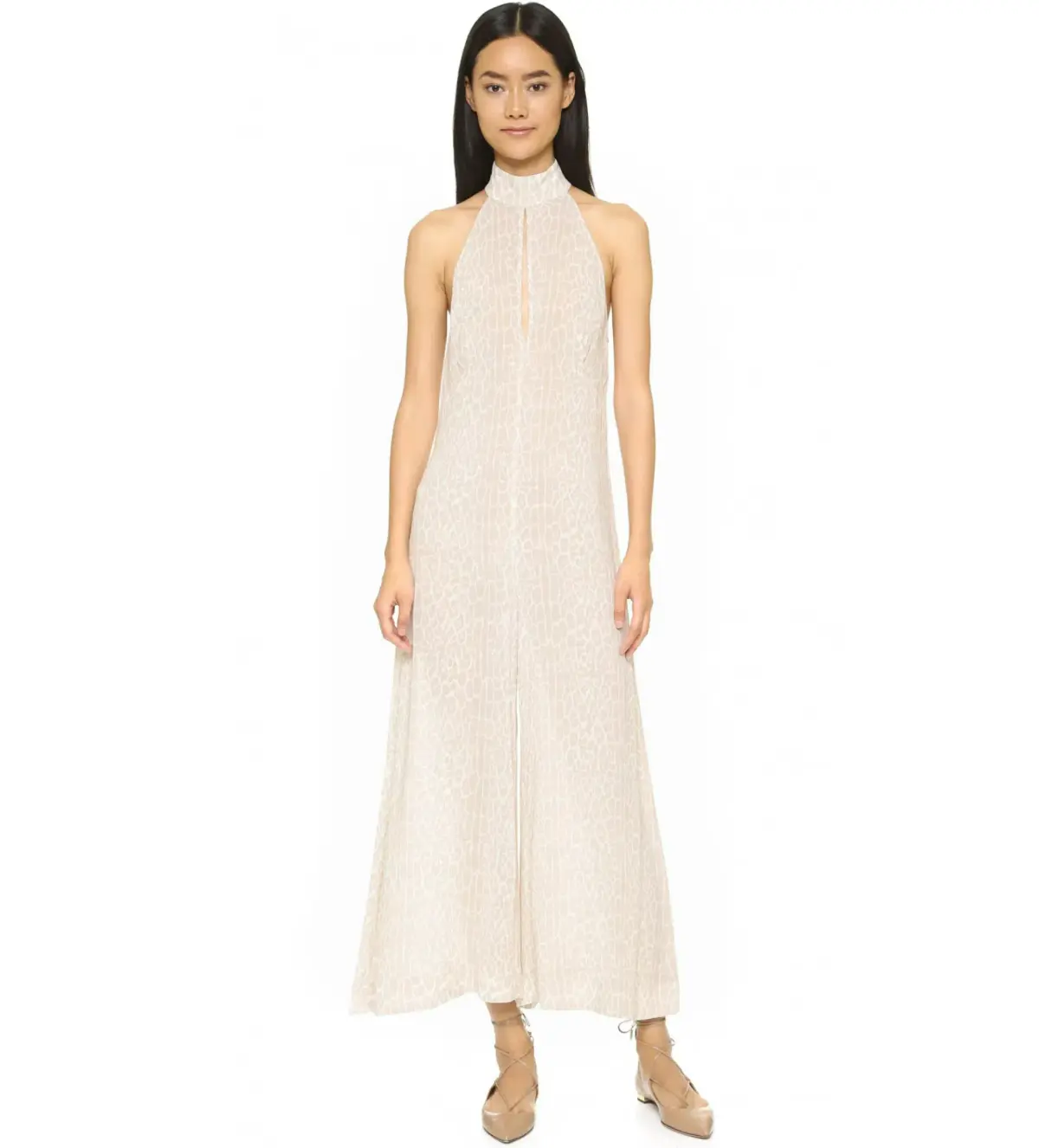Zimmermann Arcadia Teardrop Jumpsuit light Beige Size 0 / AU 8 / US 4 - Image 1
