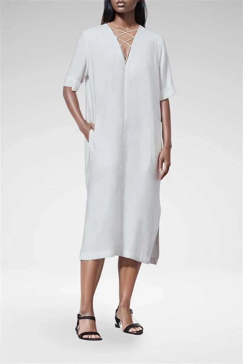 Viktoria & Woods Fontaine Dress Ivory Size 1 / AU 10 for rent on The Volte - main image