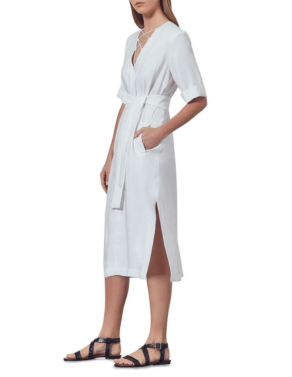 Viktoria & Woods Fontaine Dress Ivory Size 1 / AU 10 for rent on The Volte - main image