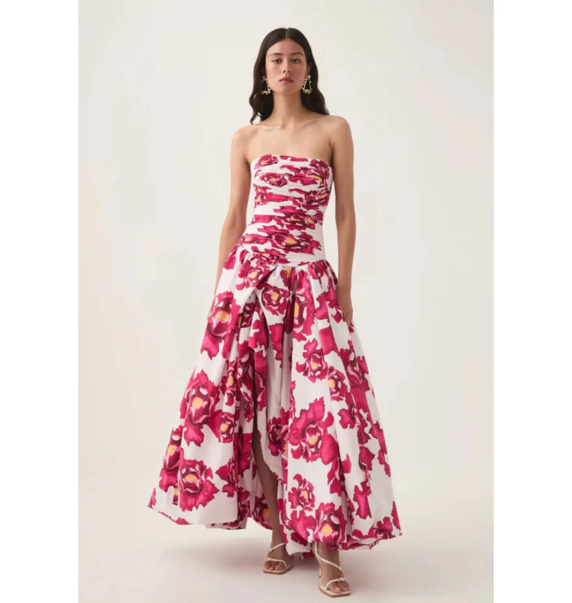 Aje Behold Maxi Dress in Boldly Blooming Size AU 6 - Image 3