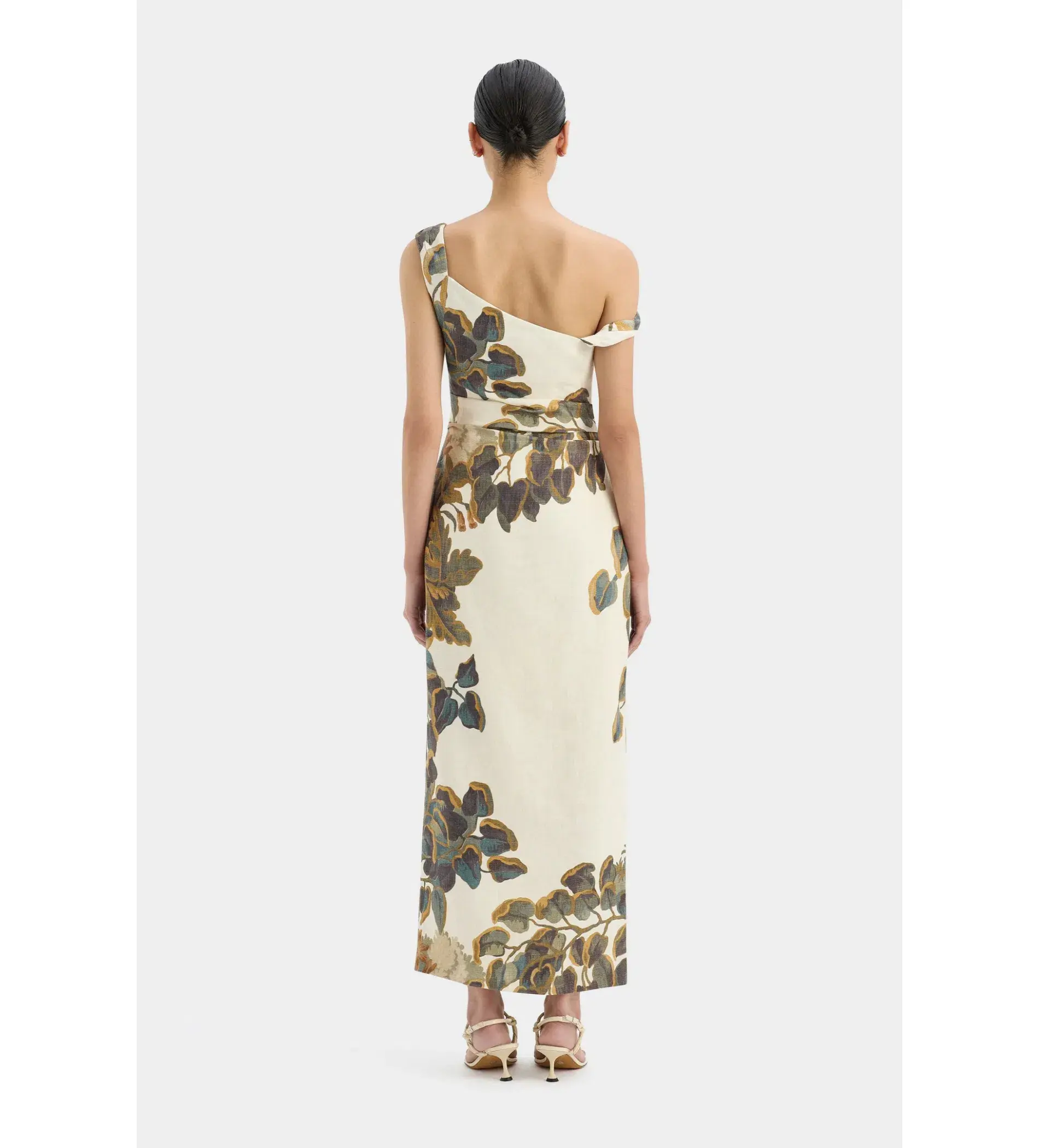 Sir the Label Evalita Twist Midi Dress in Pine Valley Size AU 10 - Image 3