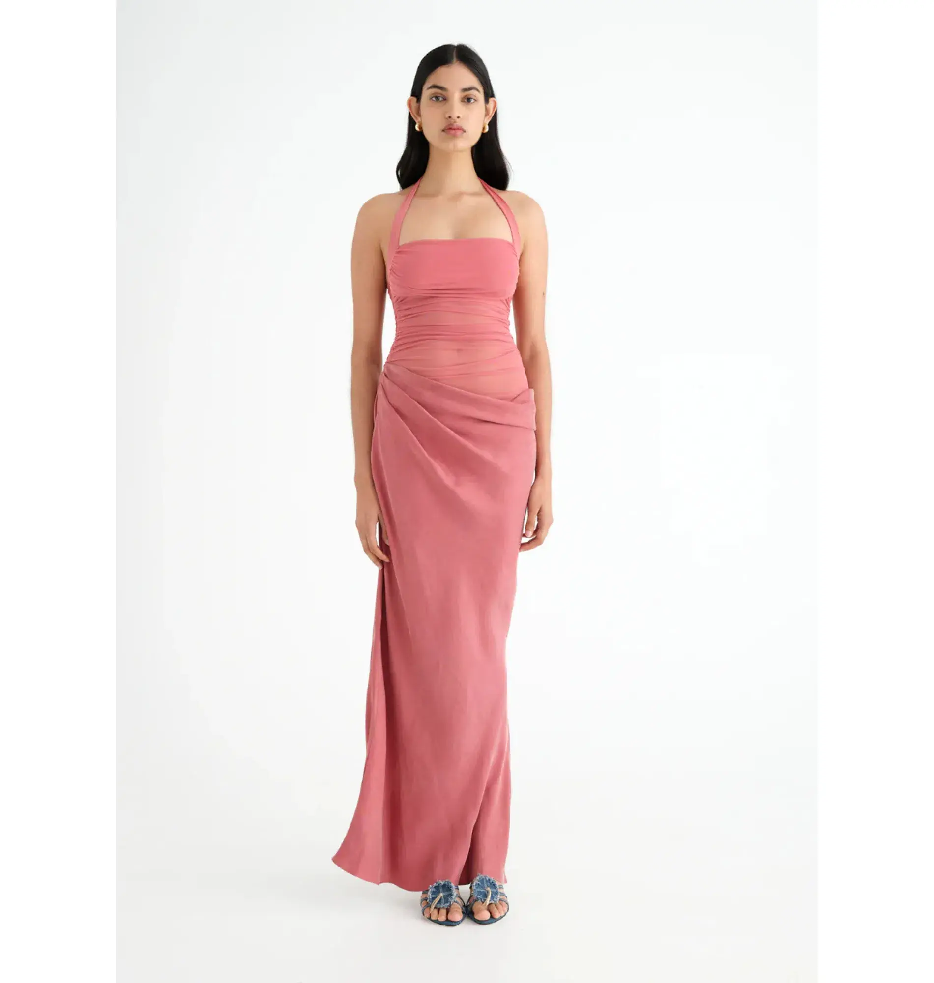 Benni Gina Maxi Dress Rose Size AU 8  - Image 1