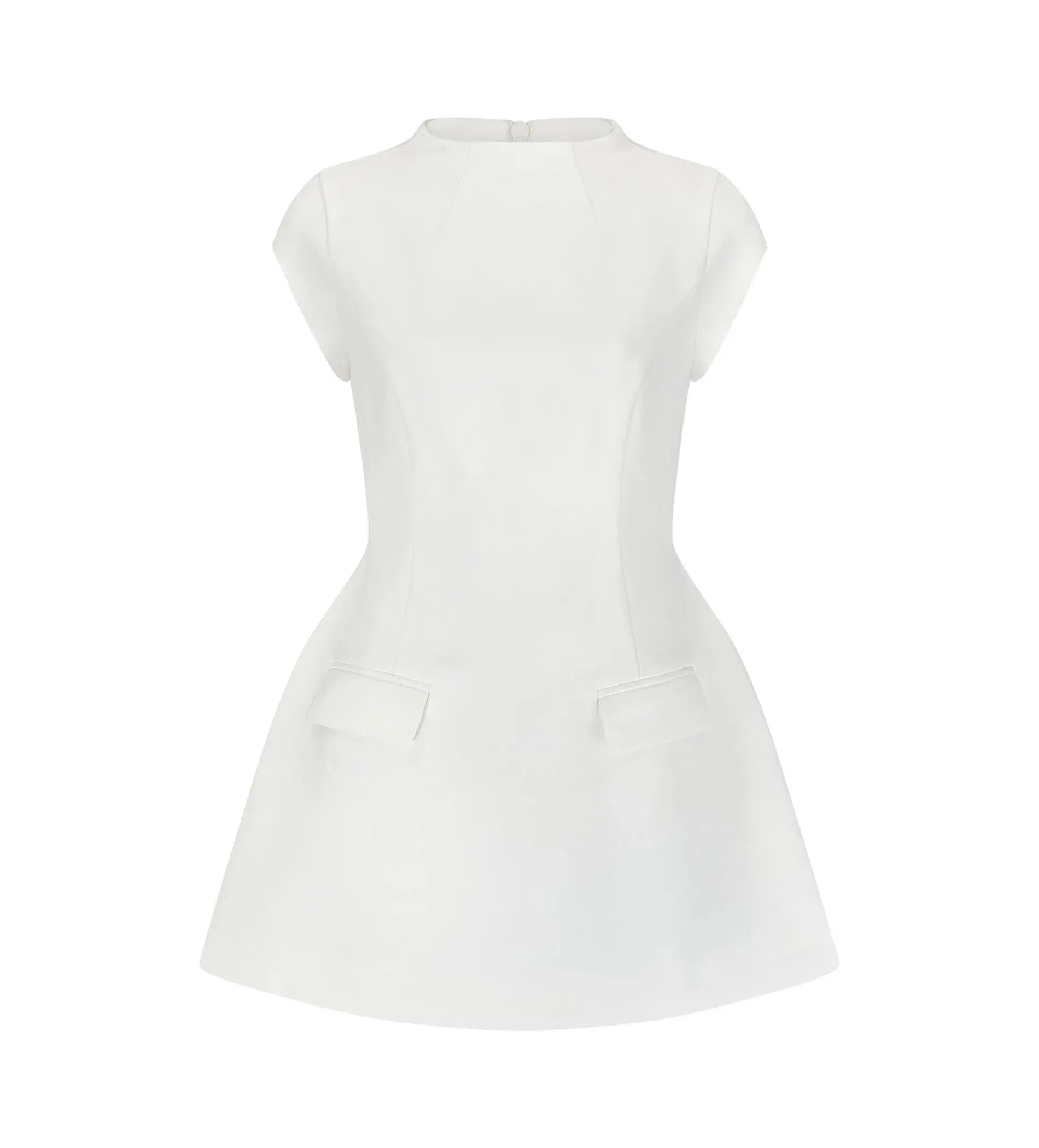Odd Muse The Ultimate Muse Cap Sleeve Mini Dress in White Size L / AU 12 - Image 5