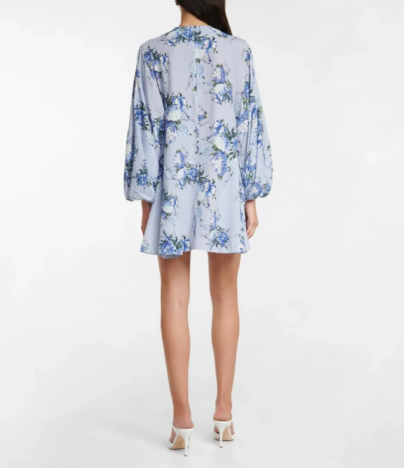 Emilia Wickstead Nova Wisteria Long Sleeve Mini Dress Floral Size AU 16 - Image 3