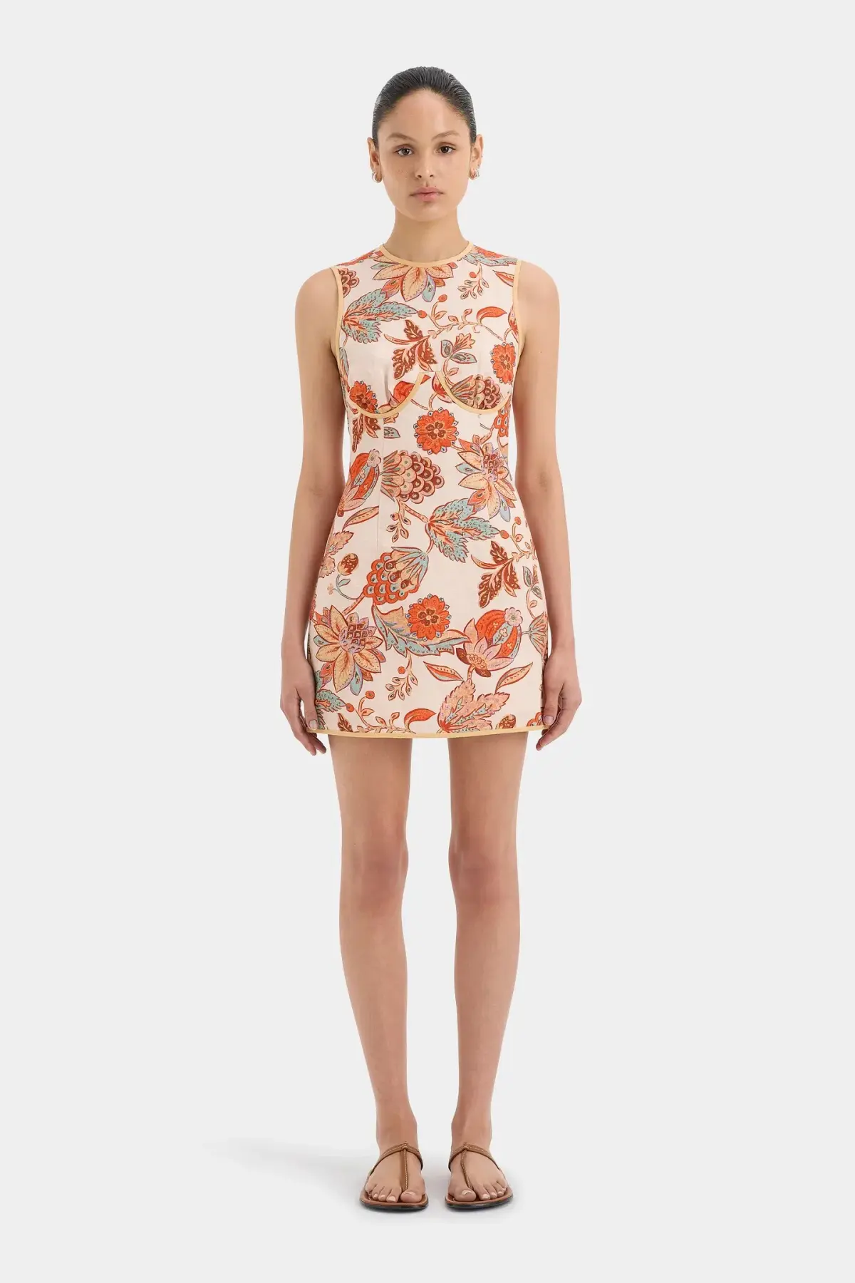 Sir the Label Noemi Mini Dress Desert Wildflower Size 8 - Image 1