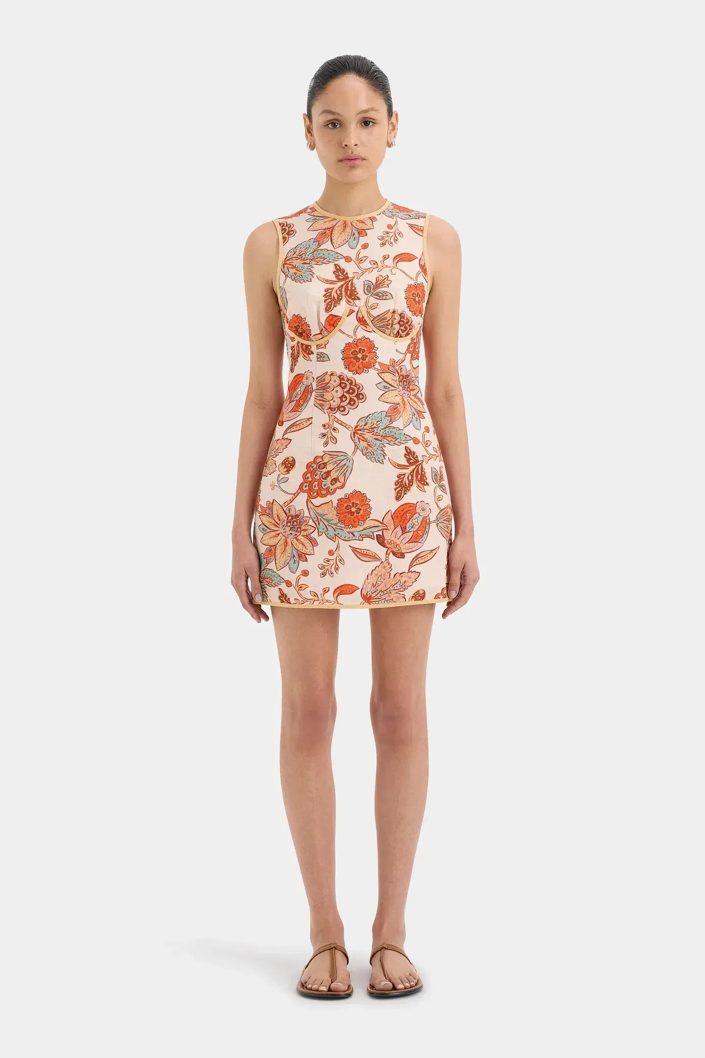 Sir the Label Noemi Mini Dress Desert Wildflower Size 8 - Image 1