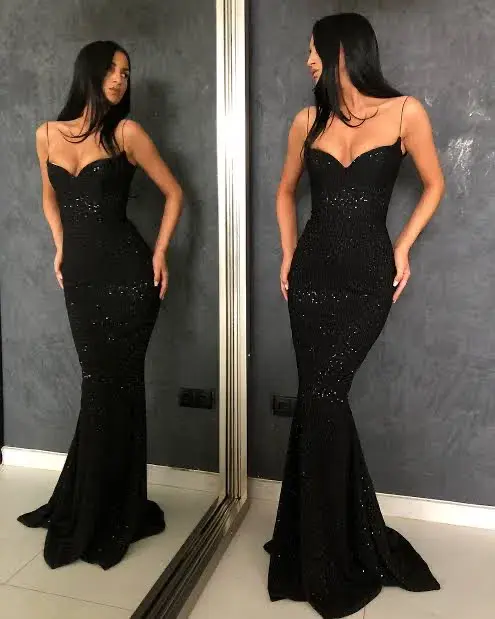 Lia Stublla Saskia Gown Black Size 6 - Image 2
