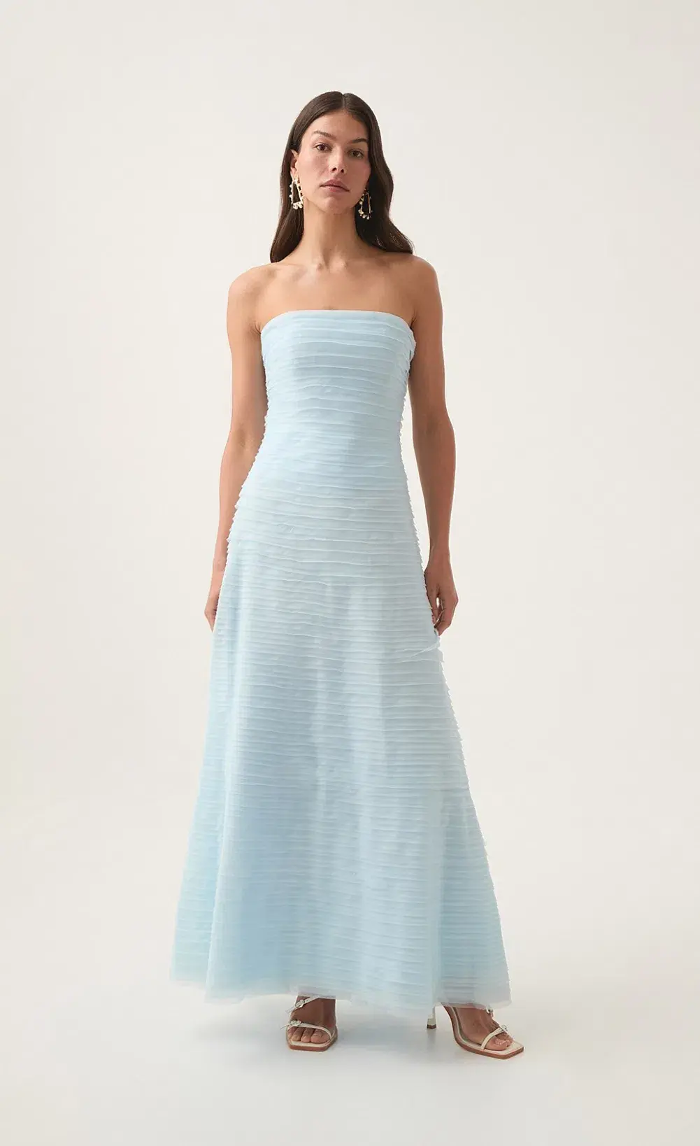 Aje Soundscape Maxi Dress Sea Breeze Size 6 - Image 1