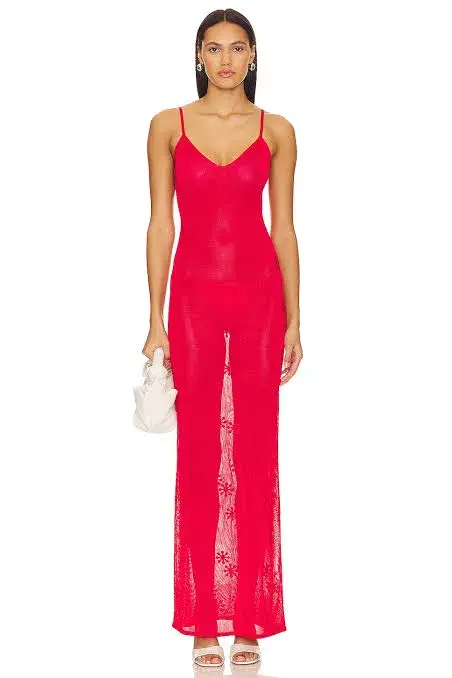 Asta Resort Delilah Maxi Dress Rossa Size 8 for rent on The Volte - main image