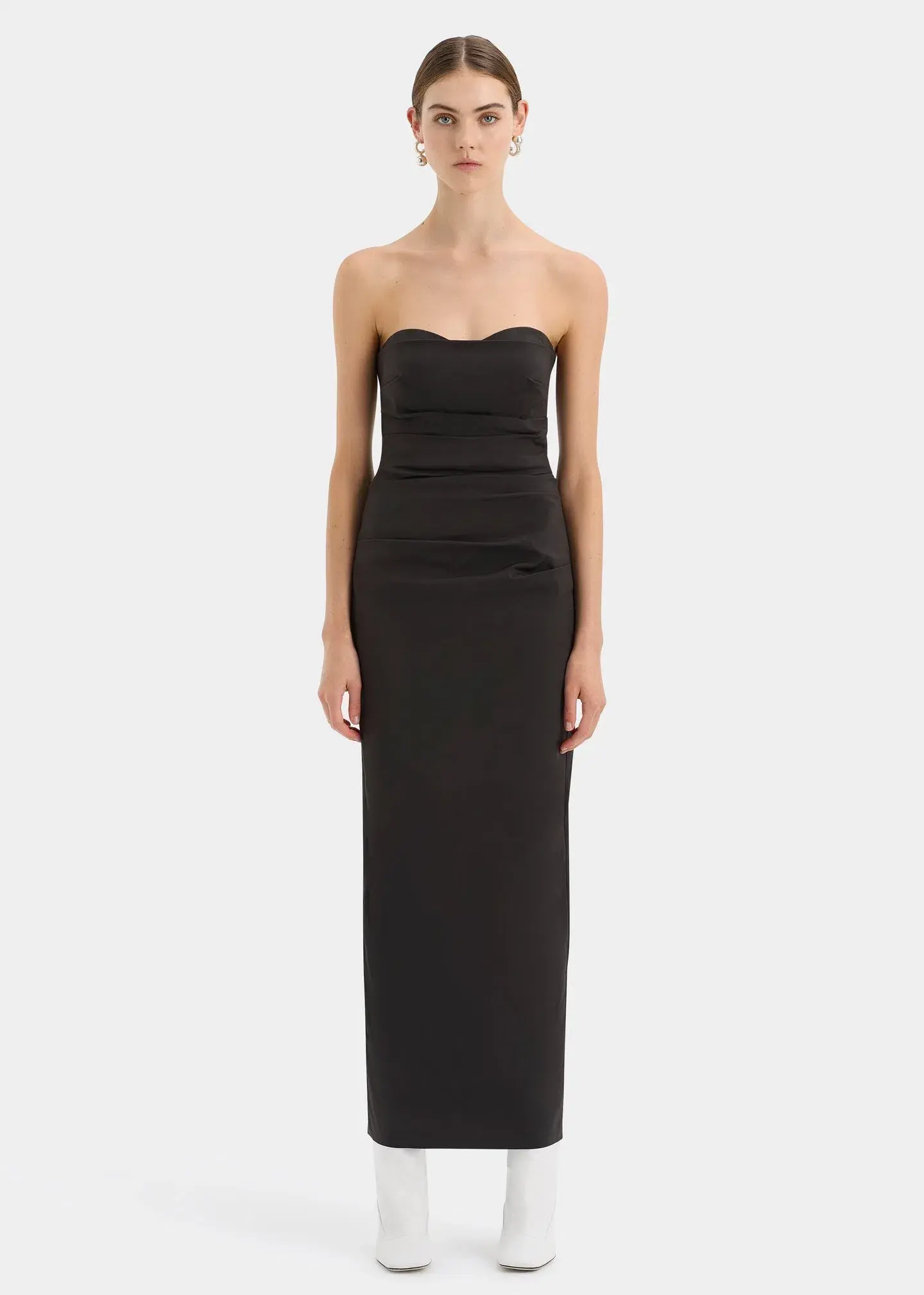 Sir The Label Alba Strapless Maxi Dress Gown in Black Size 1 / AU 8 / S - Image 1