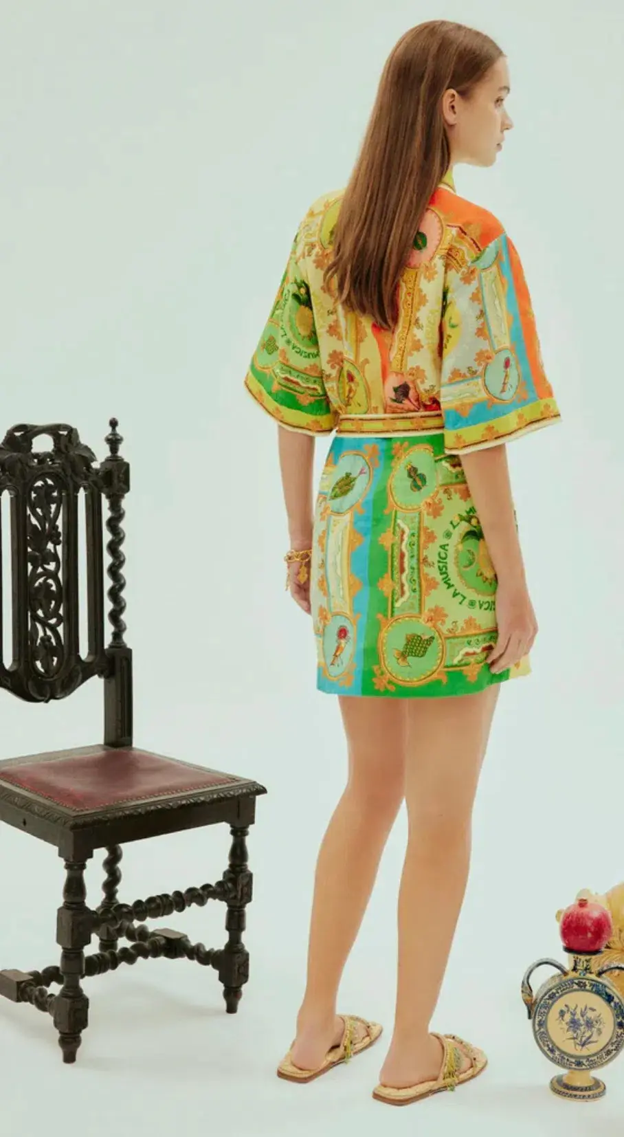 Alemais La Musica Mini Dress Print Size 12 for rent on The Volte - main image