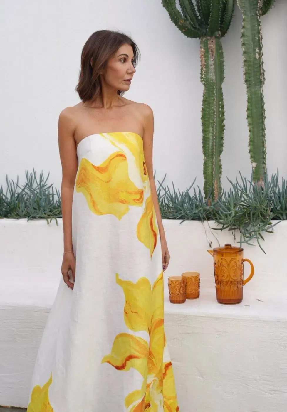 Acler Hopton Dress Ivory Calla Lily Size 10 - Image 2