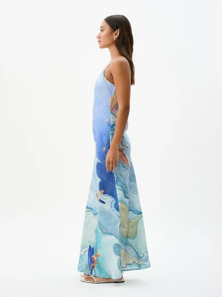 Roame Wessex Slip Dress in Apres Surf Size 12 - Image 2