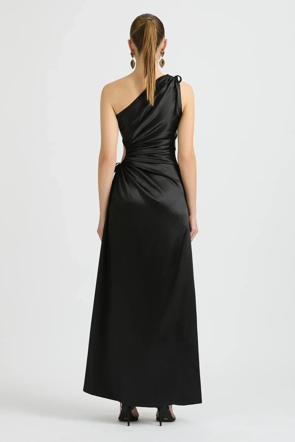 SONYA MODA NOUR MAXI DRESS in Black SIZE 12  - Image 2
