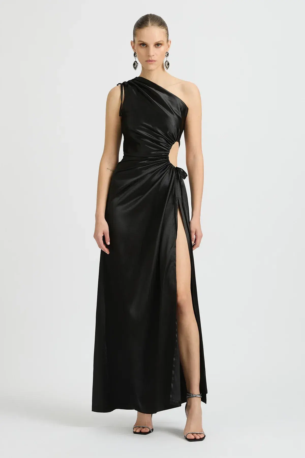 SONYA MODA NOUR MAXI DRESS in Black SIZE 12  - Image 1