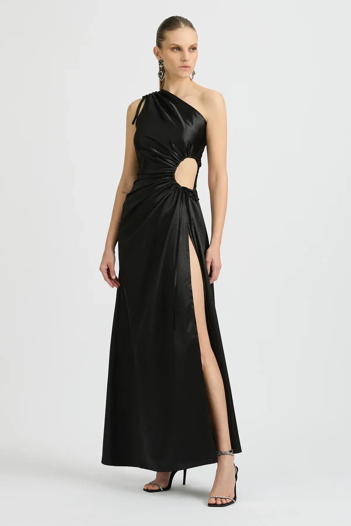 SONYA MODA NOUR MAXI DRESS in Black SIZE 12  - Image 3