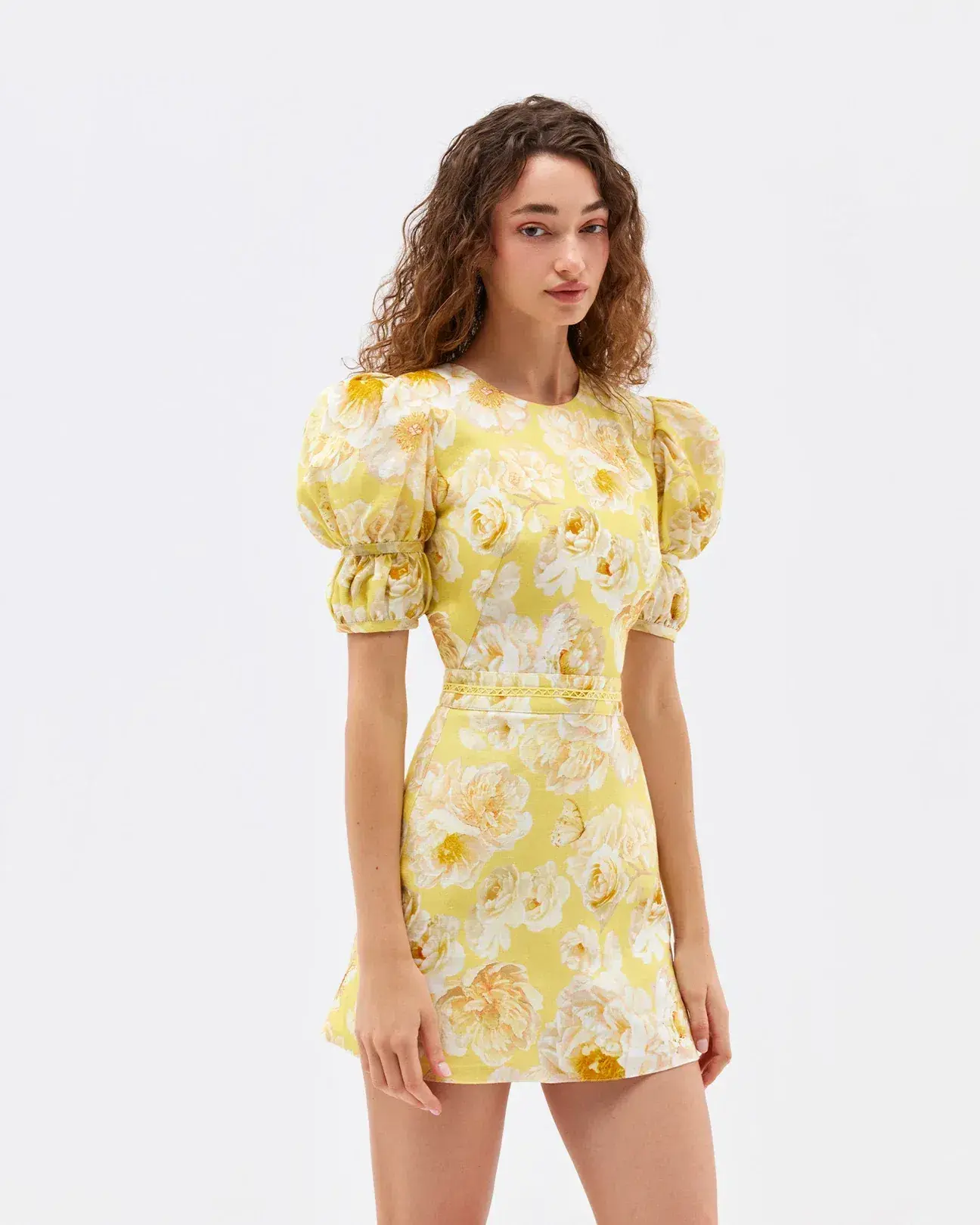 Yvon Oillets Dress Yellow Size S/Au 6  - Image 2