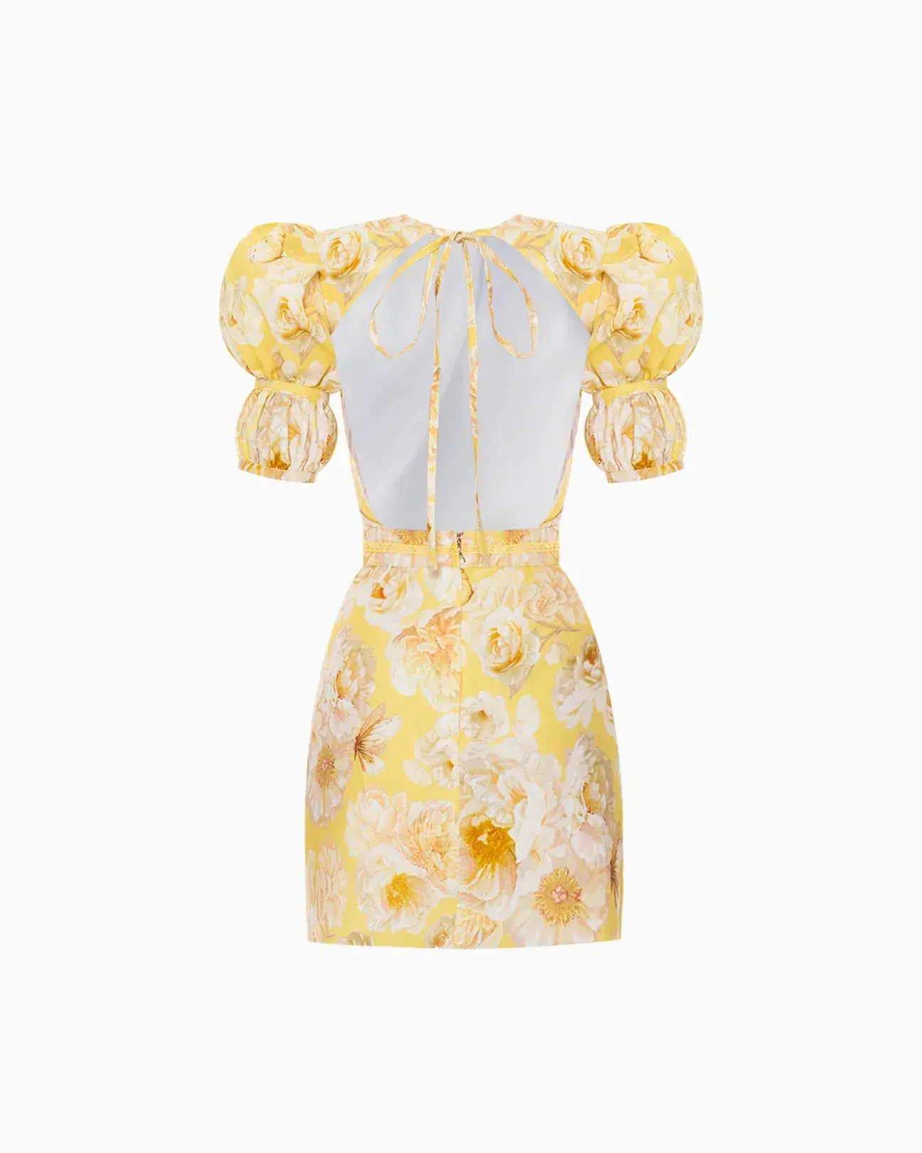 Yvon Oillets Dress Yellow Size S/Au 6  - Image 5