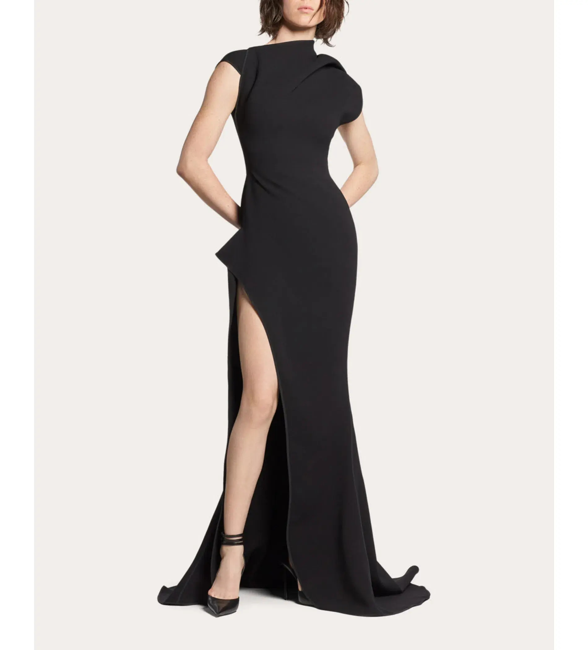 Maticevski Victoire Gown Black Size 14  - Image 1