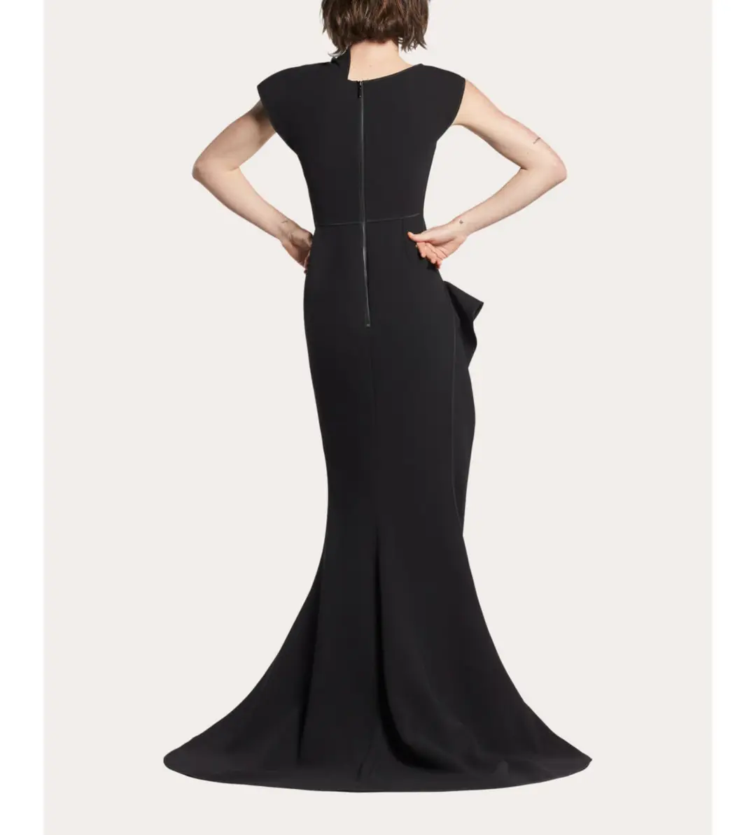 Maticevski Victoire Gown Black Size 14  for rent on The Volte - main image