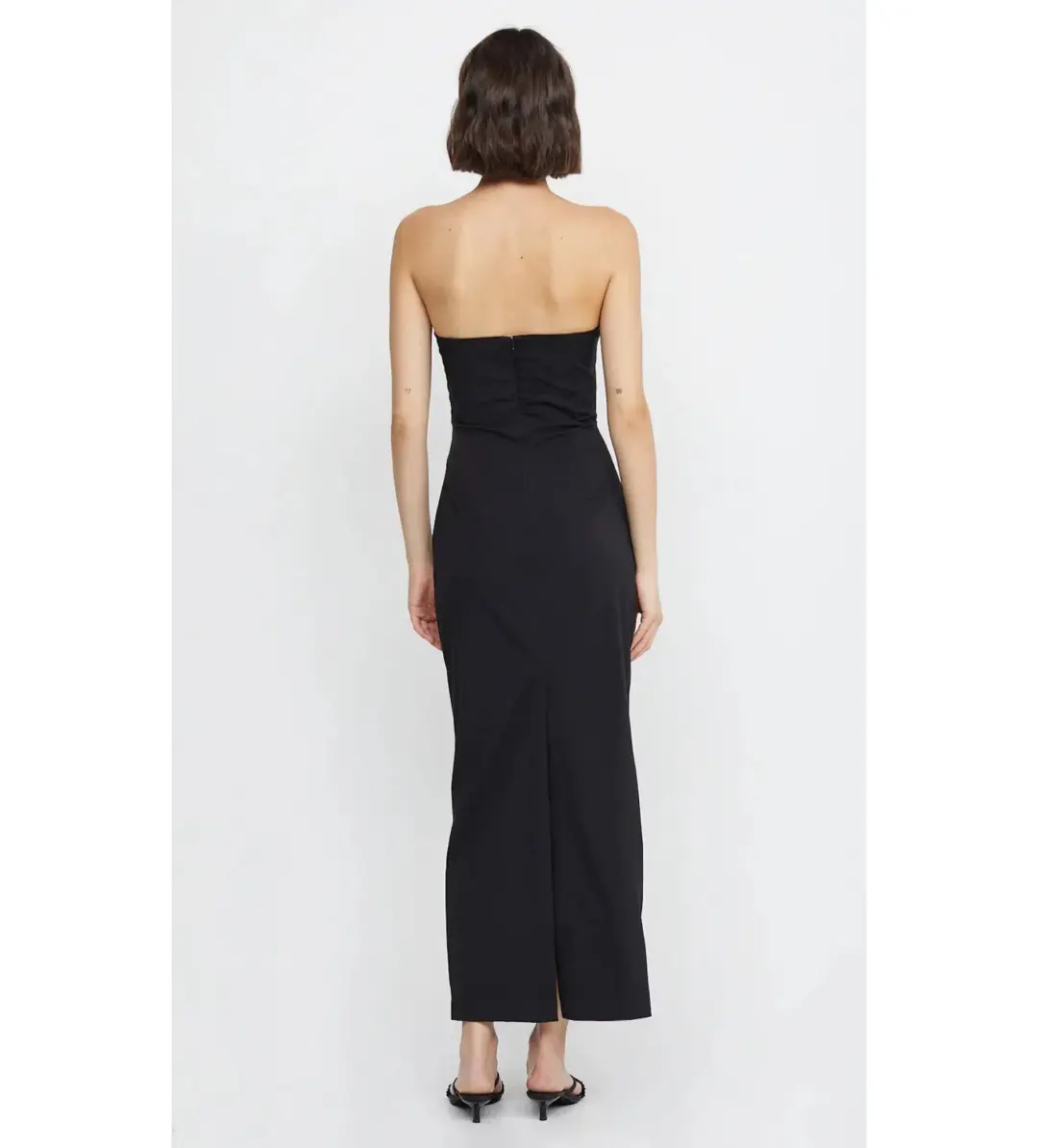 Bec & Bridge Zelie Strapless Maxi Dress Black Size AU 10 for rent on The Volte - main image
