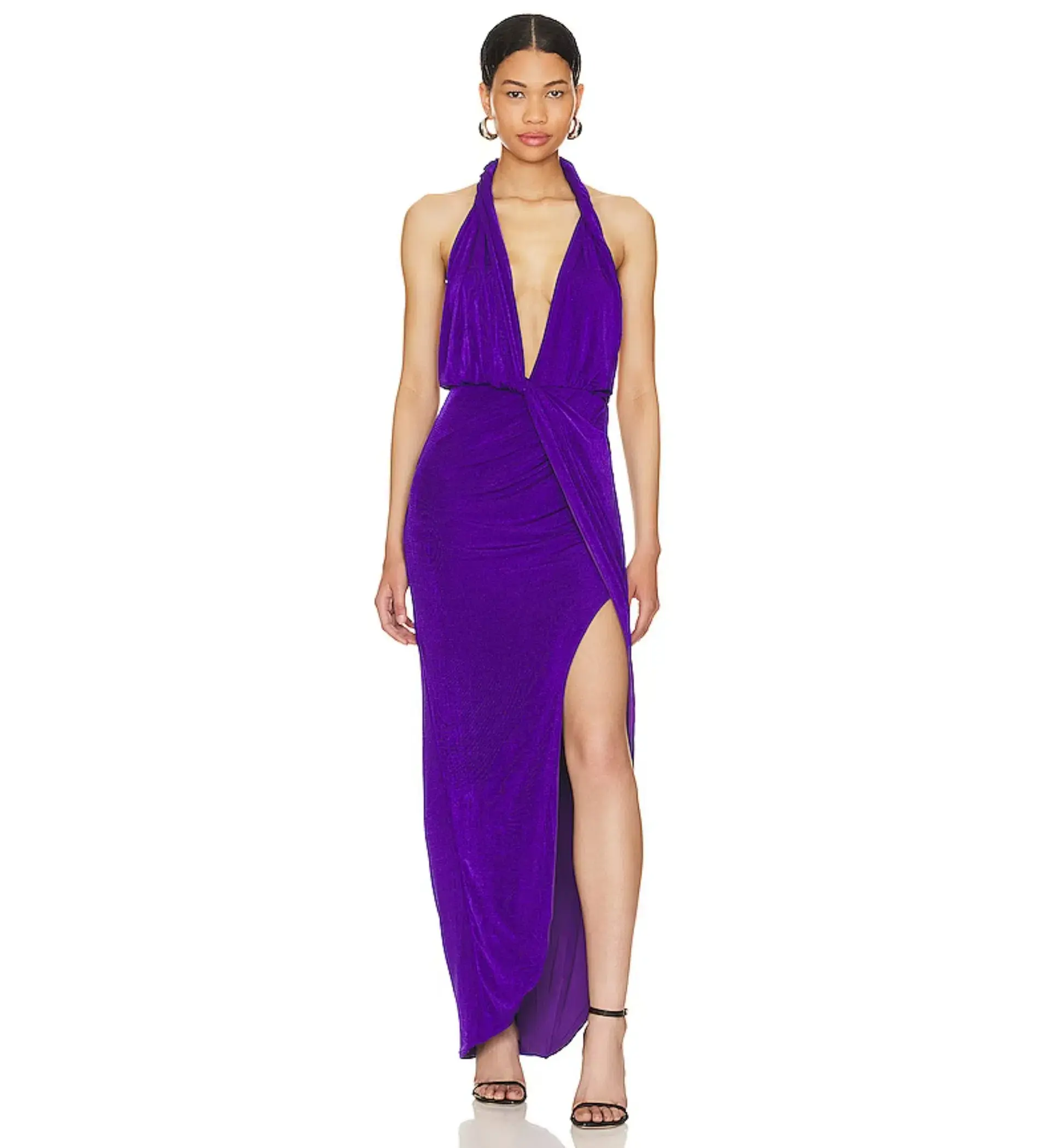 Misha Venetia Slinky Gown Purple Size 8/S - Image 1