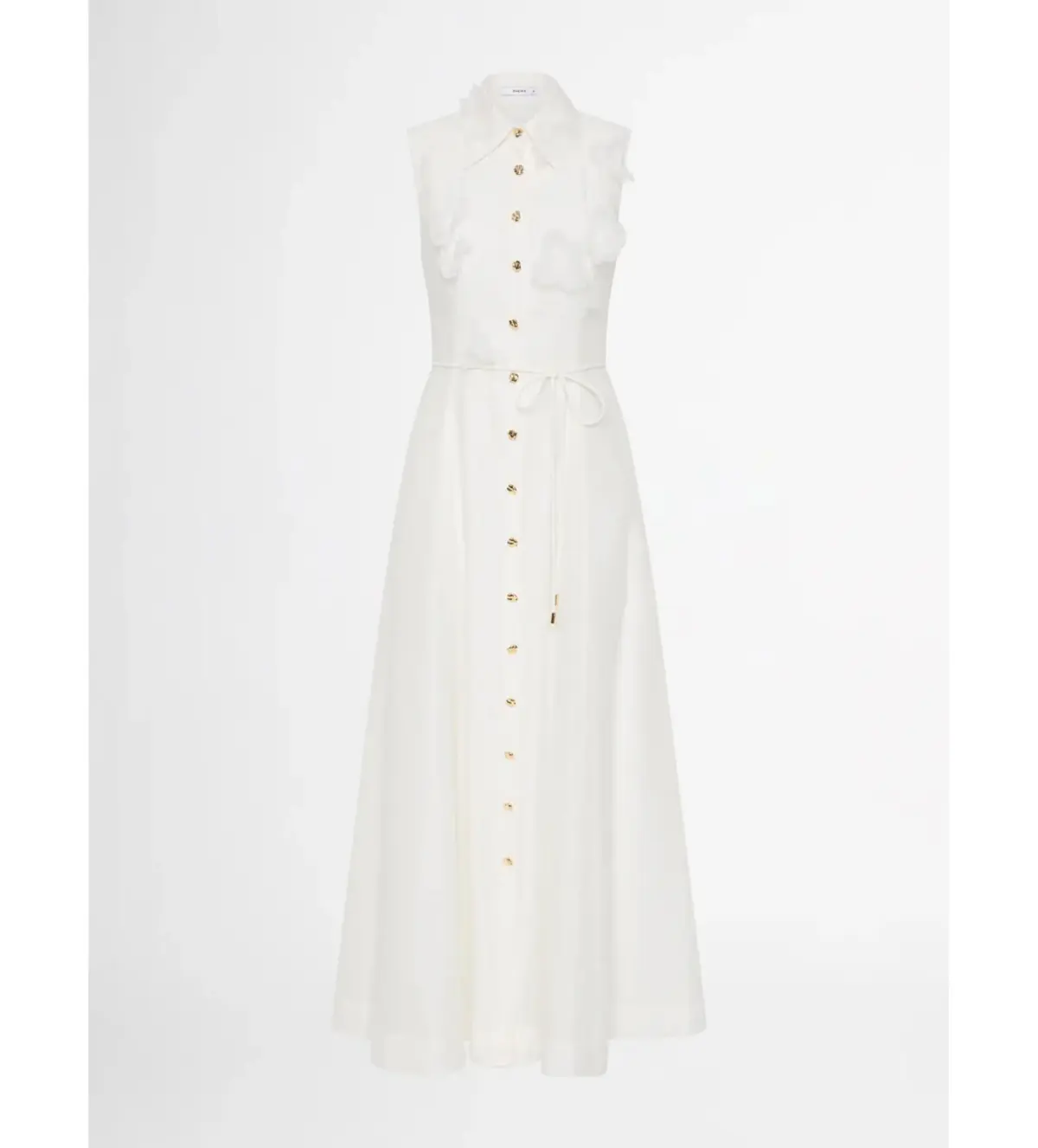 Sheike Rose Garden Maxi Dress White Size AU 10 - Image 4