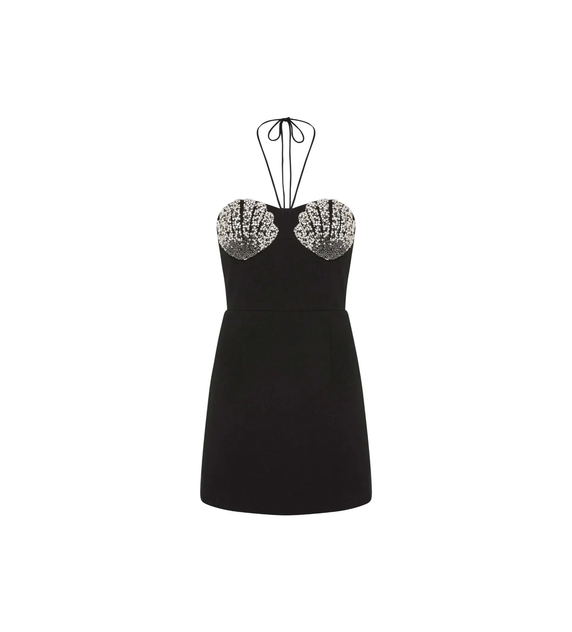 Rebecca Vallance Cordelia Mini Dress Black Size AU 10 - Image 4