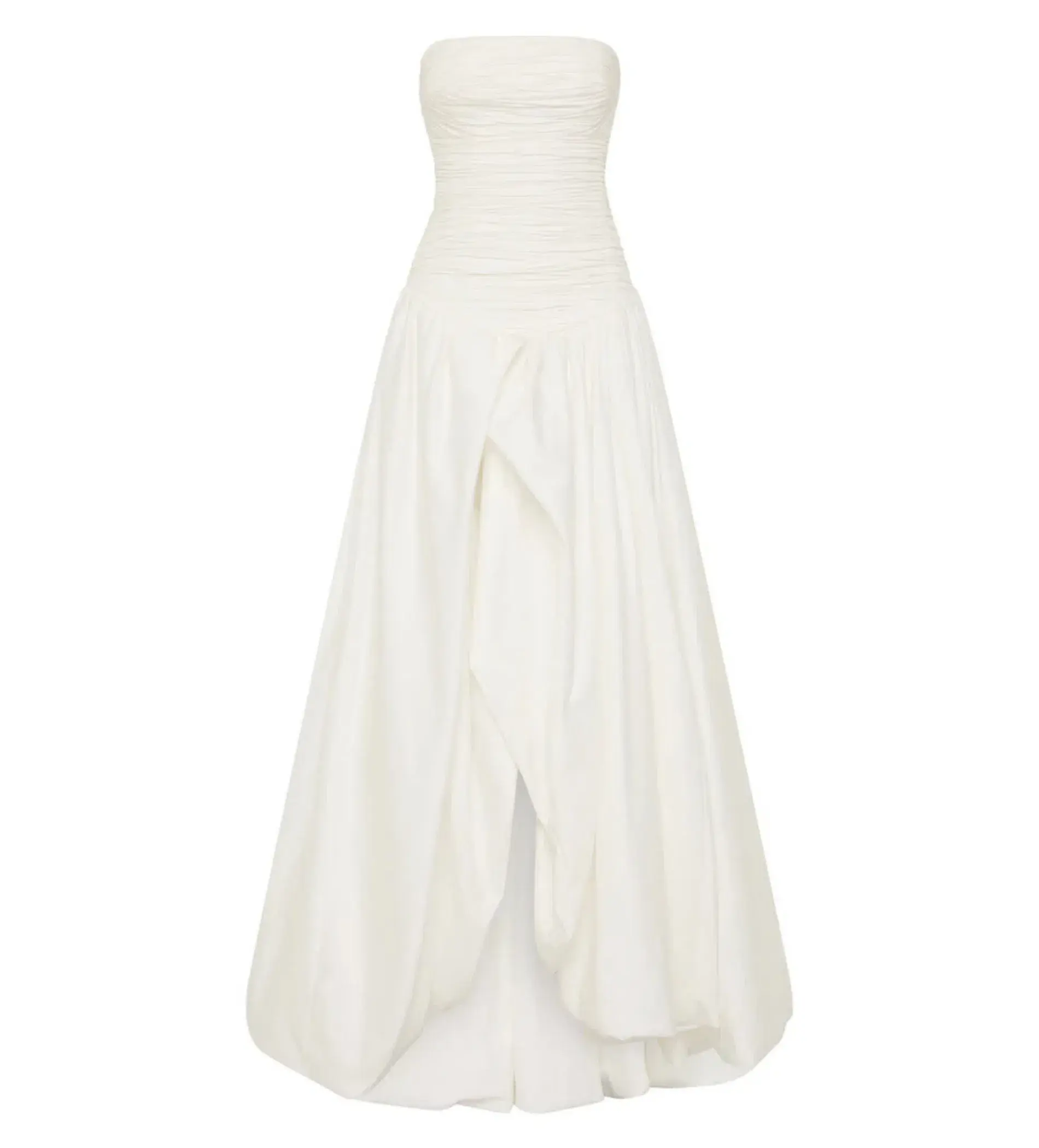Aje Violette Bubble Hem Maxi Dress Ivory Size AU 12 - Image 4