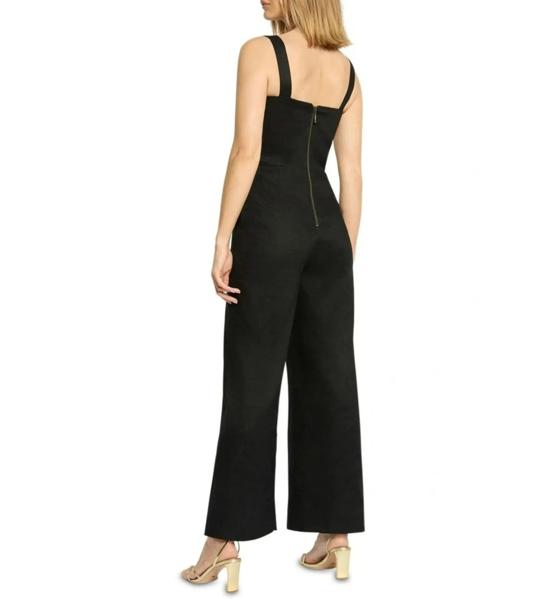 Sass & Bide Abstract After Dark Jumpsuit Black Size AU 10 - Image 2
