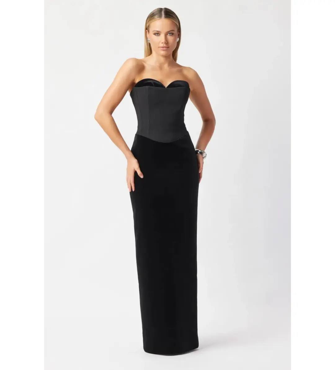 Bianca and Bridgett Adeline Maxi Dress Black Size AU 6 for rent on The Volte - main image