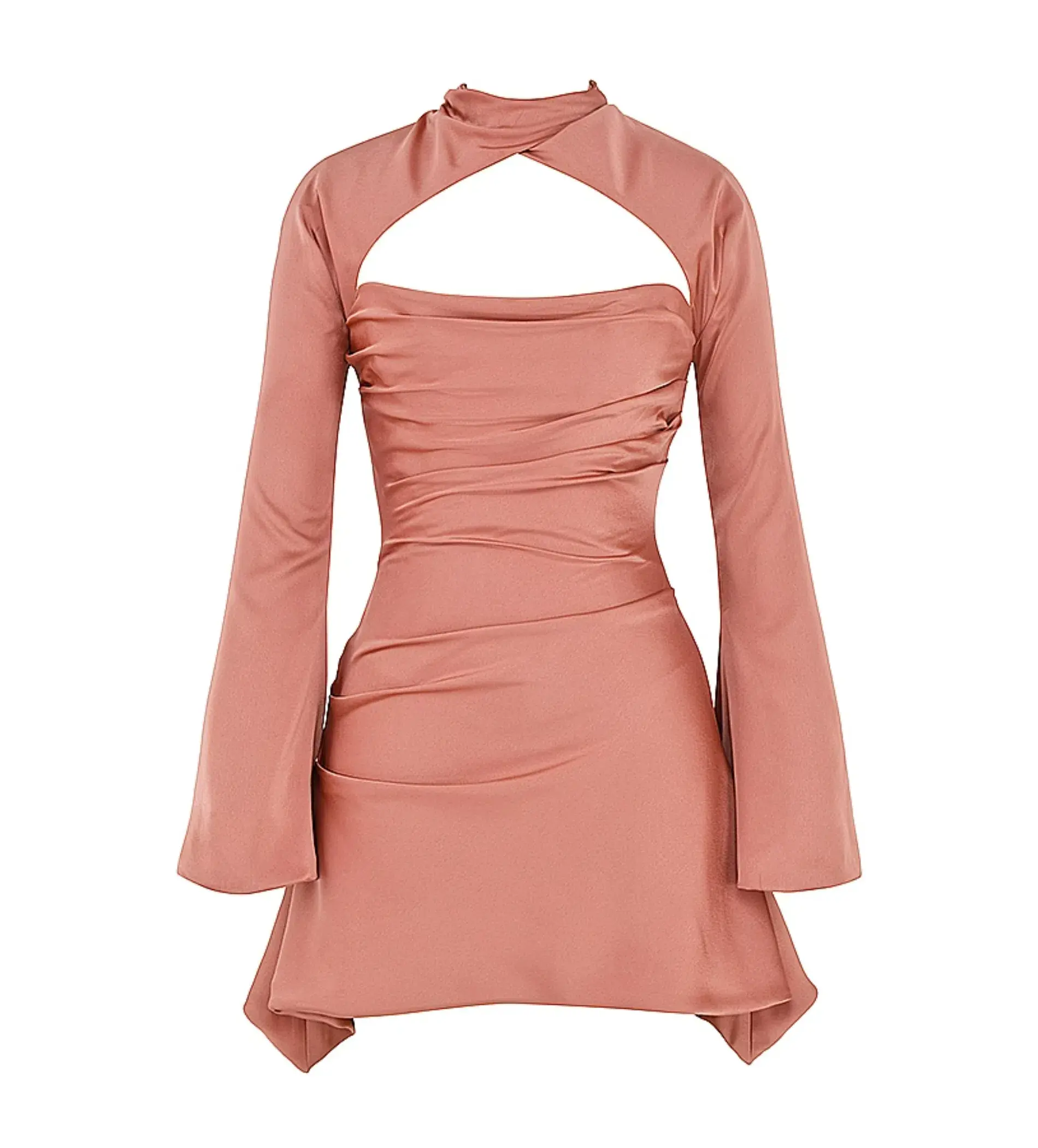 House of CB Toira Dress Rose Size XS / AU 6 - Image 4