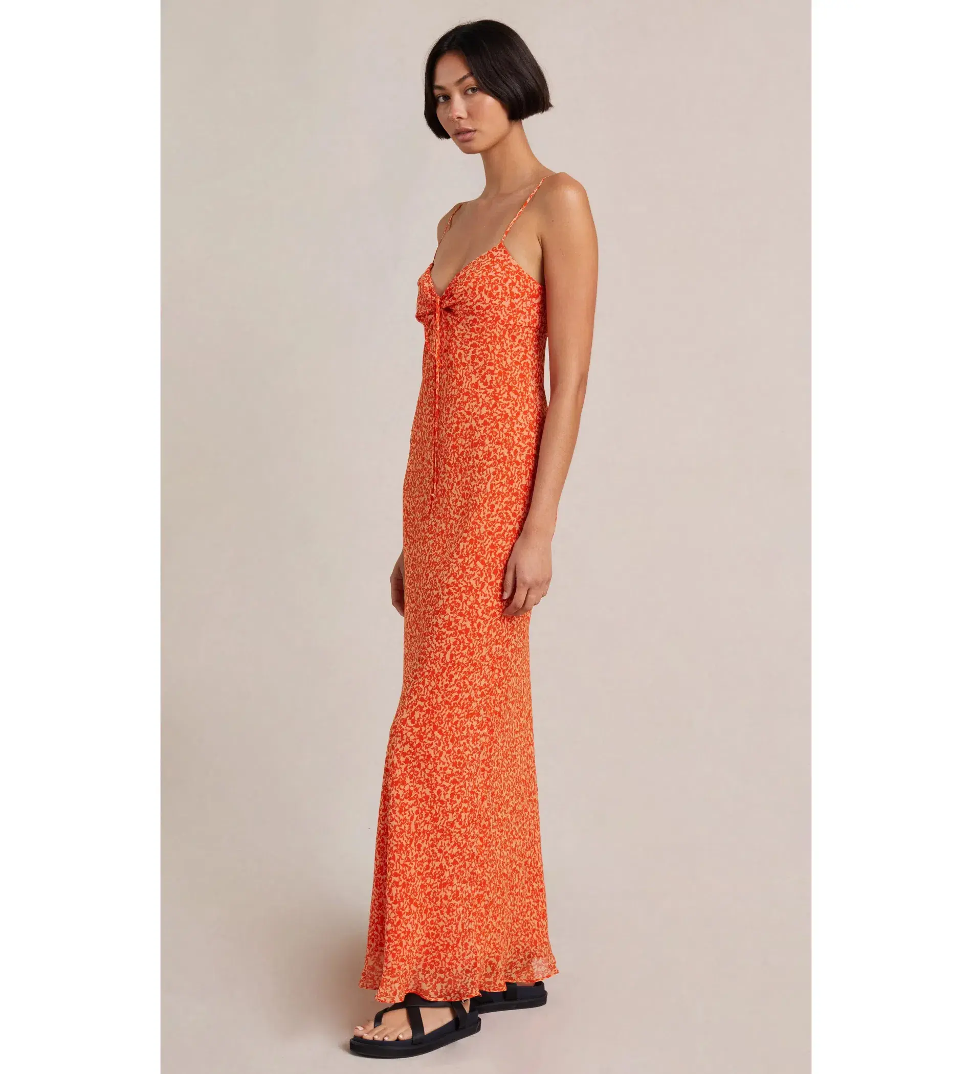 Bec & Bridge Cheri Maxi Dress Orange Size AU 8 - Image 2