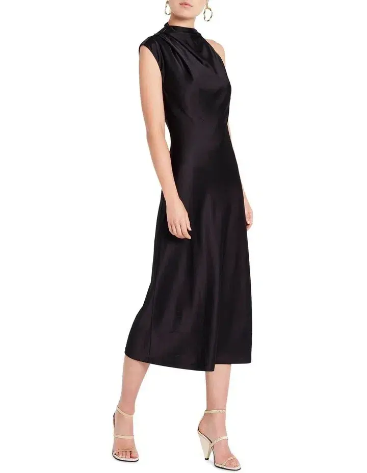 Sass & Bide Shot of Love Midi Dress Black Size 8 - Image 2